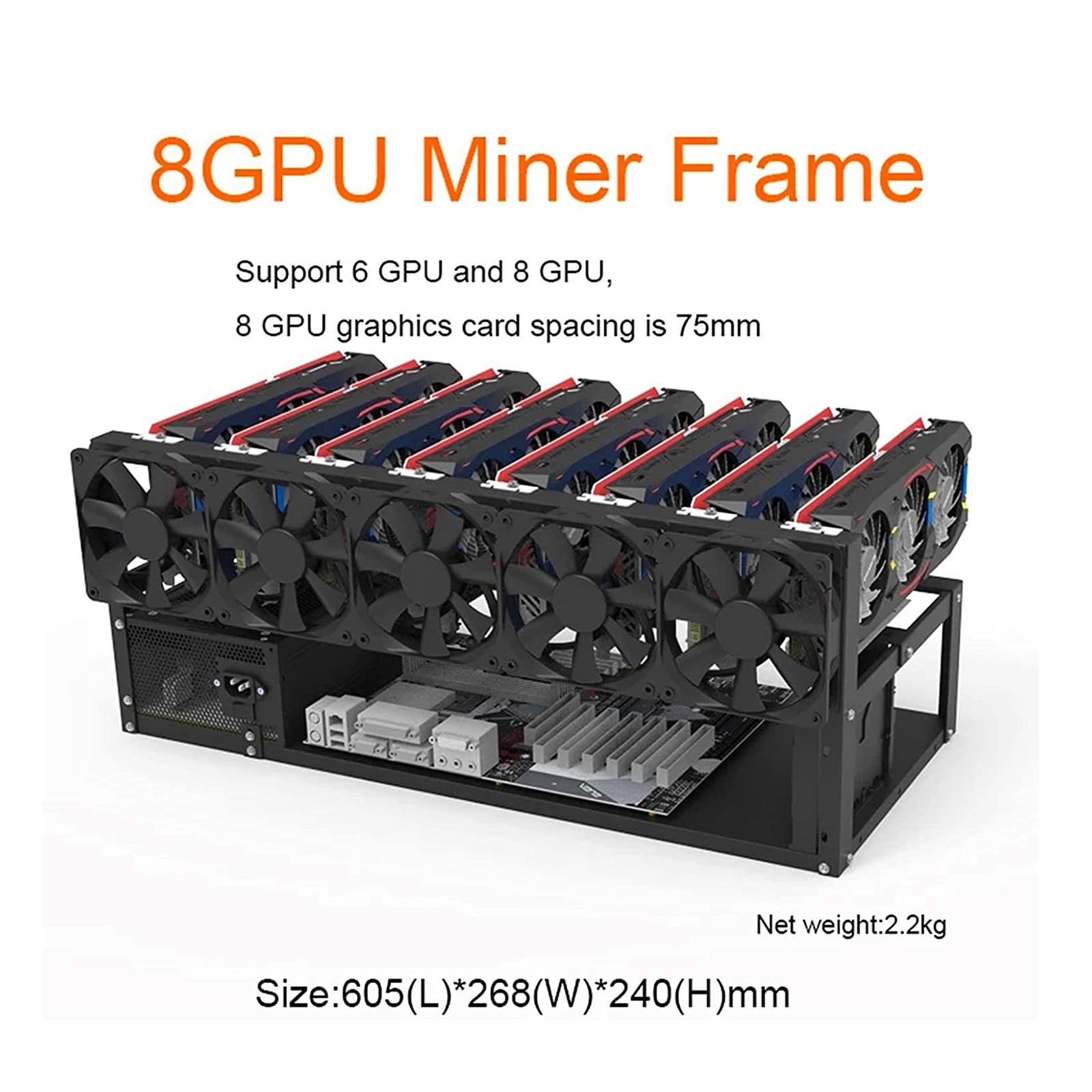 Supporto per Scheda Grafica Op - Gpu Mining Rig Frame 8 Gpu recensione e prezzo