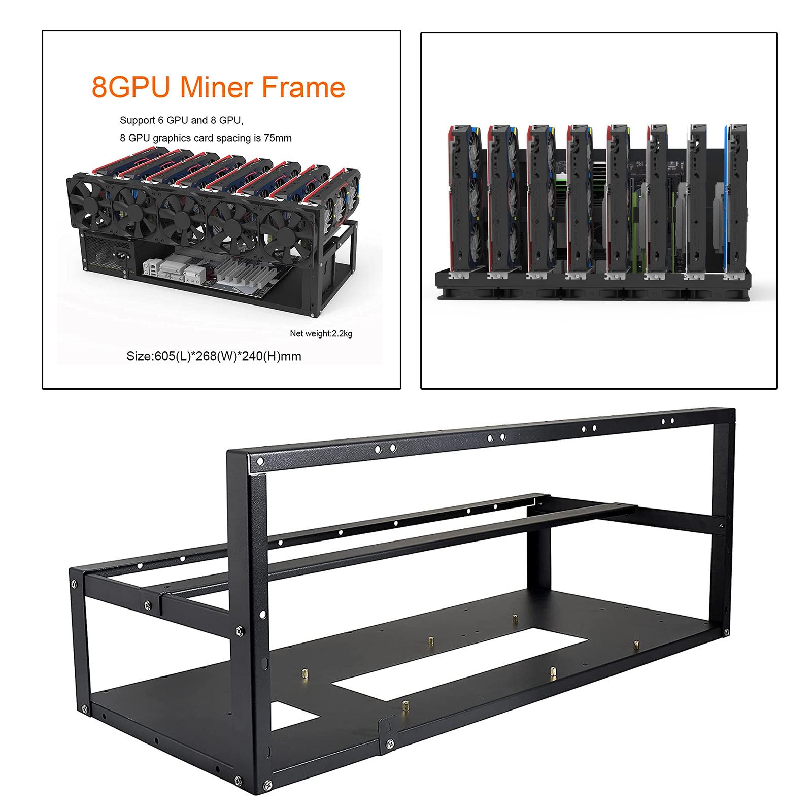 Telaio per Mining Rig con 6/8  - Gpu Mining Rig Frame 8 Gpu recensione e prezzo