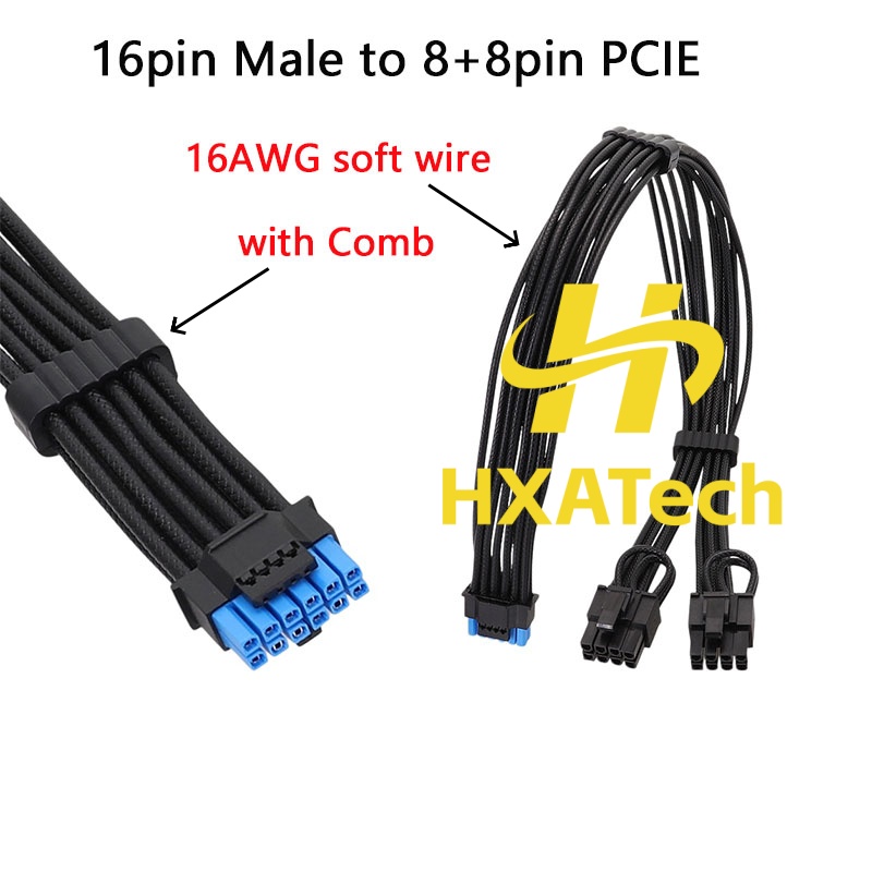 HXATech-Colorful Cavo di alime - Dual 8Pin To 16Pin 12Vhpwr Cable recensione e prezzo