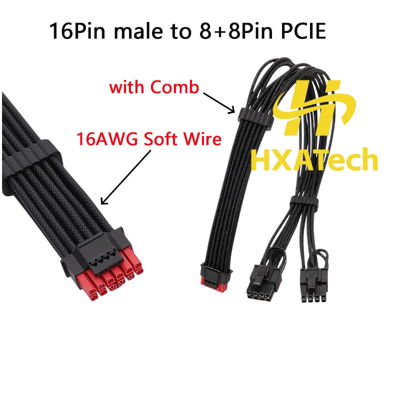 HXATech-Colorful Cavo di alime - Dual 8Pin To 16Pin 12Vhpwr Cable recensione e prezzo