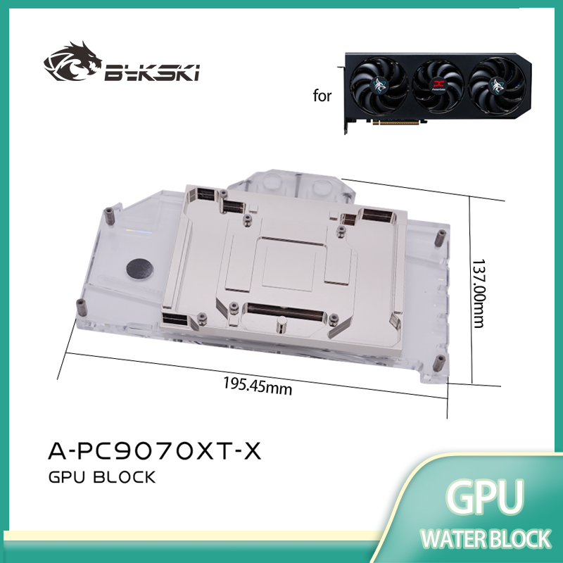 Bykski A-PC9070XT-X Blocco GPU - Rx 9070 Xt recensione e prezzo